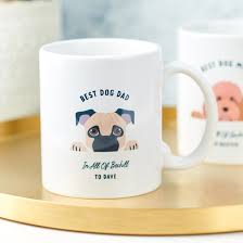 Customised Dog Dad Mug: A Tail-Wagging Tribute for Fathers of Furry Friends