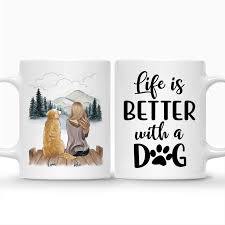 personalized dog and owner mug